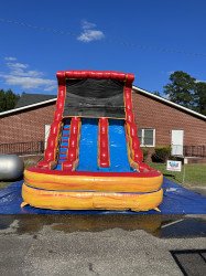 IMG 8176 1705617762 24ft Fire and Ice Dual Lane Waterslide w/Pool